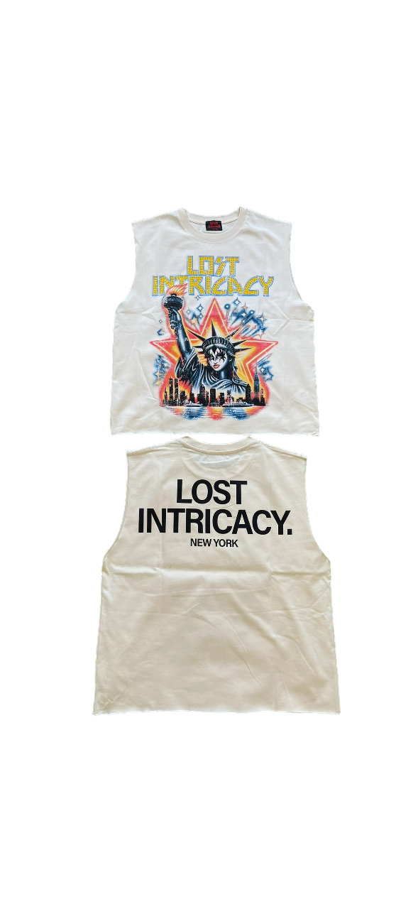 Lost Intricacy Sleeveless Tee “liberty”