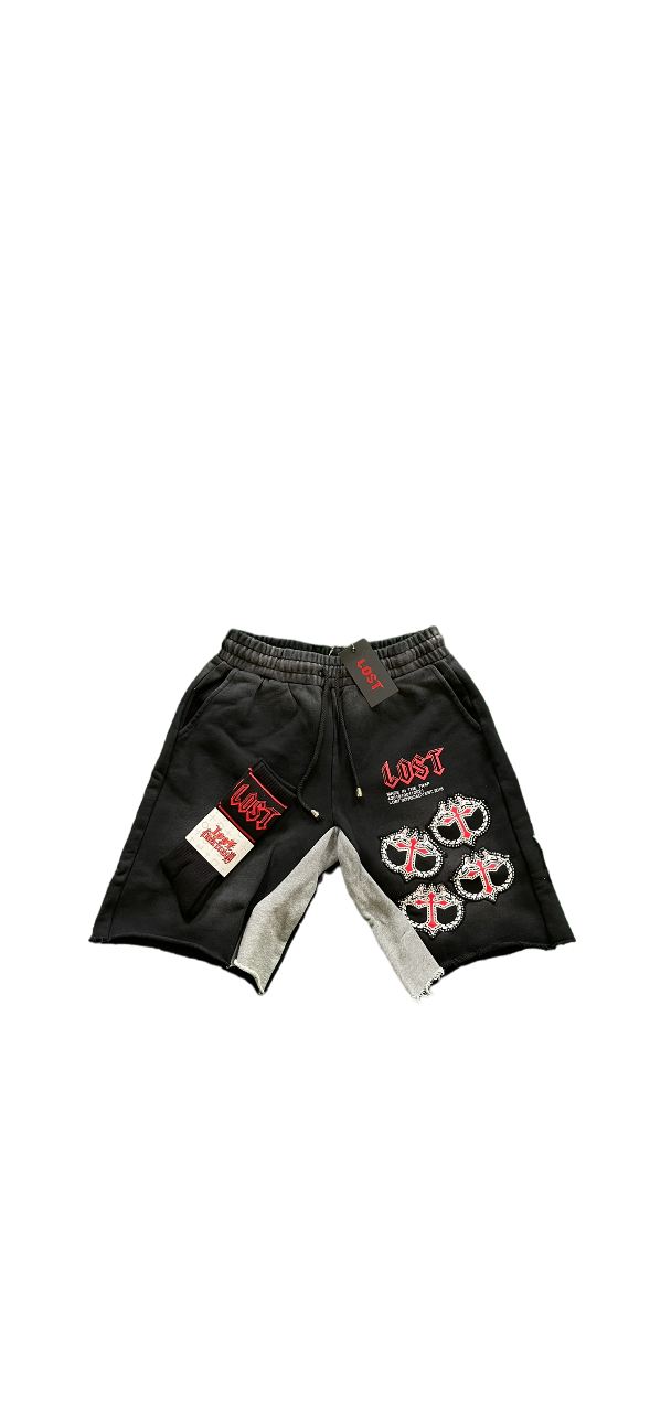 Lost Intricacy MITT Shorts “Blk/Red”