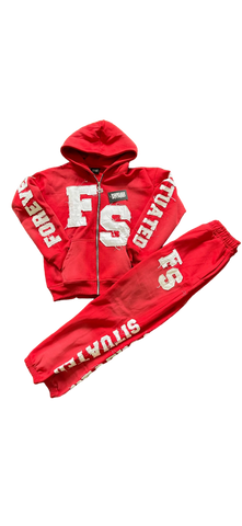 Forever Situated Suit “Red”