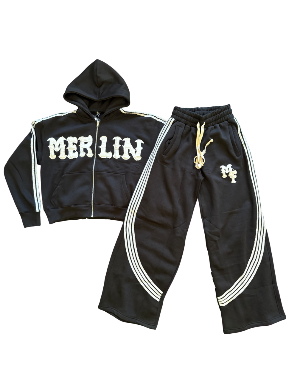 MerlinsFather Stripped Sweatsuit