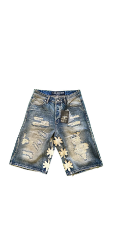 Lost Shdw “ Distressed Jorts”